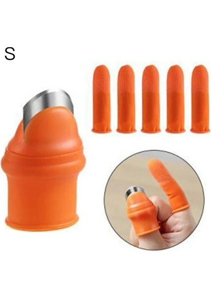 S Silikon Parmak Koruyucu Bıçak ile Bahçe Silikon Başparmak Bıçak Evrensel Parmak Kesici Sebze Bahçe Mutfak Aracı (Yurt Dışından) modelleri