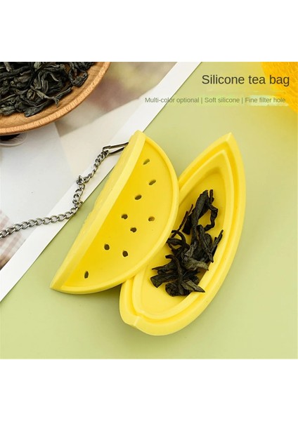 01 Çay Süzgeci Silikon Çay Demlikler Yaratıcı Gül Limon Yaprağı Çay Süzgeçleri Taşınabilir Çay Elek Filtre Araçları Teaware Süzgeç Mutfak Aksesuarları (Yurt Dışından)