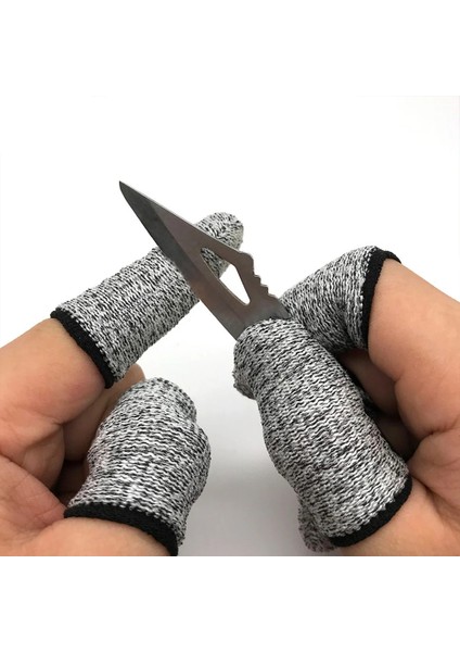 Koyu Gri 10 Adet 10 Adet/grup Anti-Cesme Parmak Koruyucu Kılıf Kapak Parmak Soyma Parmak Ucu Eldiven Toplama Parmak Kapağı Mutfak Aksesuarları (Yurt Dışından)