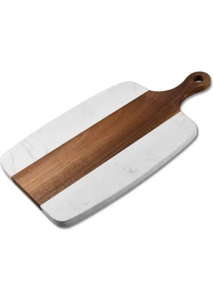 Mermer Dikiş Akasya Mangium Çift Taraflı Kesme Tahtası Batı Biftek Meyve Doğrama Tahtası Peynir Ekmek Kesme Tabağı (Yurt Dışından)