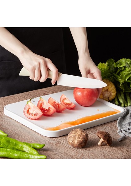 28.8X23.7CM Ev Gümüş Iyon Kesme Tahtası Mutfak Çift Taraflı Kesme Tahtası Meyve Kesim Kalıpsız Plastik Kesme Tahtası Kaymaz Tahta (Yurt Dışından) fırsatları