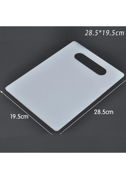 28.5X19.5CM Dayanıklı Pp Kesme Tahtası Kaymaz Sebze Meyve Doğrama Tahtası Ev Mutfak Kamp Kesme Tahtası Temizlemesi Kolay Taşıma Aracı (Yurt Dışından)