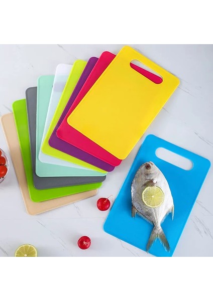 Macenta Pp Küçük Kesme Tahtası Plastik Kesme Gıdalar Açık Havada Kamp Blokları Mutfak Gadget Kaymaz Meyve Sebze Araçları Aksesuarları (Yurt Dışından)