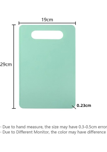 Macenta Pp Küçük Kesme Tahtası Plastik Kesme Gıdalar Açık Havada Kamp Blokları Mutfak Gadget Kaymaz Meyve Sebze Araçları Aksesuarları (Yurt Dışından)