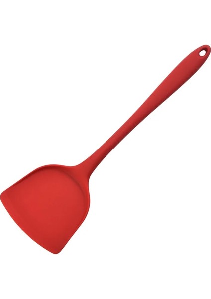Kırmızı L Silikon Mutfak Pişirme Gereçleri Spatula Turner Sığır Eti Yumurta Mutfak Kazıyıcı Geniş Pizza Kürek Yapışmaz Pişirme Aracı (Yurt Dışından) indirimleri