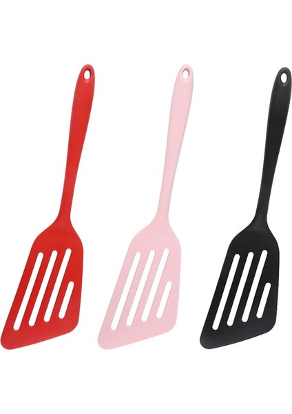 Rd Silikon Turners Alet Mutfak Gereçleri Yumurta Balık Kızartma Tavası Kepçe Kızarmış Kürek Spatula Pişirme Gereçleri (Yurt Dışından) fiyatları