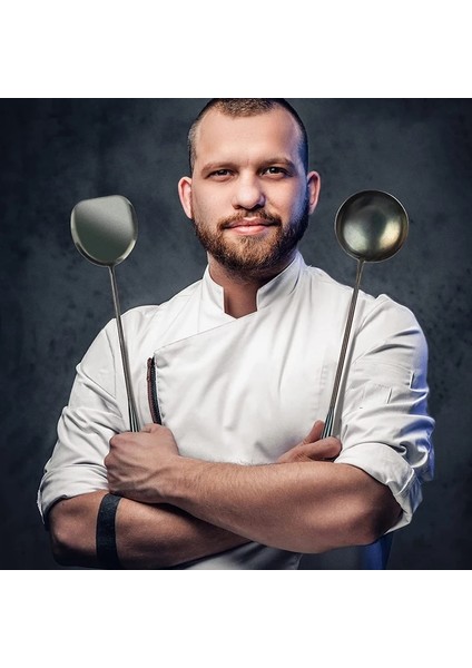 A1 Mutfak Eşyaları Pişirme Mutfak Aksesuarları Araçları Wok Spatula Kaşık Çin Geleneksel El Yapımı Demir Spatula Pota Wok Seti (Yurt Dışından) fiyatları