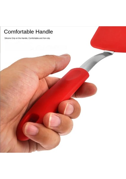 Mavi Ev Mutfak Silikon Çeviriciler Kızartma Spatula Yumurta Balık Biftek Kızartma Tavası Kepçe Kızarmış Kürek Mutfak Gereçleri Pişirme Gereçleri (Yurt Dışından) indirimleri