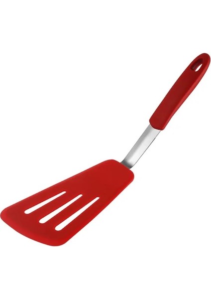 Kırmızı B Ev Mutfak Silikon Çeviriciler Kızartma Spatula Yumurta Balık Biftek Kızartma Tavası Kepçe Kızarmış Kürek Mutfak Gereçleri Pişirme Gereçleri (Yurt Dışından)