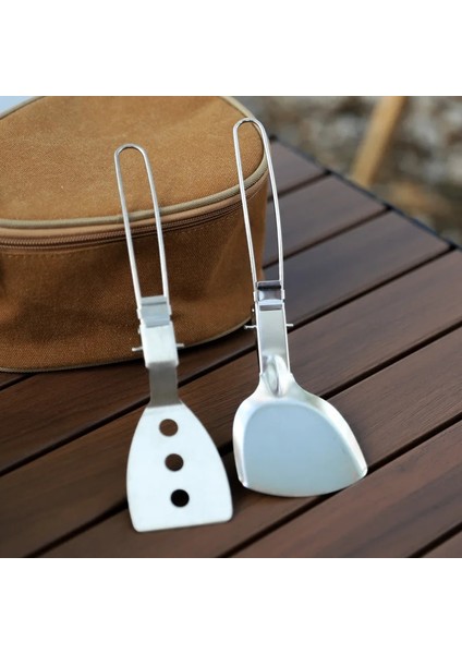 Stil 1 Paslanmaz Çelik Katlanır Spatula Gıda Turner Yumurta Balık Kızartma Tavası Kepçe Açık Kamp Pişirme Aksesuarları Pişirme Gereçleri (Yurt Dışından) fiyatları