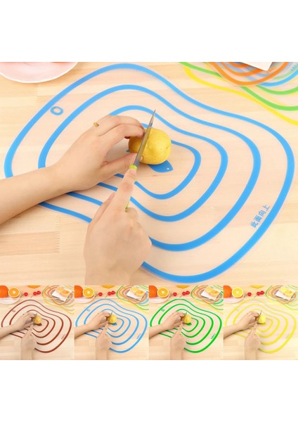 Renk Rastgele 1 Adet 30X23 cm Mutfak Plastik Kesme Tahtası Kaymaz Buzlu Mutfak Kesme Tahtası Sebze Et Araçları Mutfak Aksesuarları Kesme Tahtası (Yurt Dışından) fiyatları