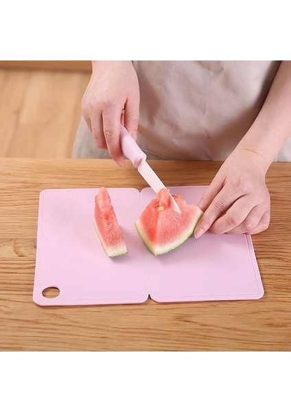 Pembe Açık Katlanabilir Kesme Tahtası Kamp Seyahat Mini Meyve Tahtası Taşınabilir Plastik Küçük Kullanışlı (Yurt Dışından) fırsatları