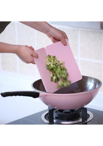 Pembe Açık Katlanabilir Kesme Tahtası Kamp Seyahat Mini Meyve Tahtası Taşınabilir Plastik Küçük Kullanışlı (Yurt Dışından) indirimleri