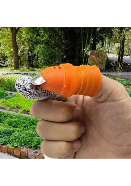 Gösterisi Olarak 8 Adet 5/8/10 Adet Meyve Bahçesi Meyve Sebze Sebze Hasat Bıçağı Parmak Koruyucu Silikon Hasat Bıçağı (Yurt Dışından)