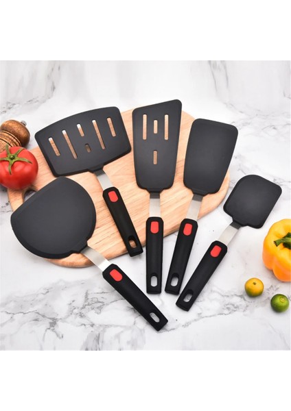 Uzun Yoğun Kürek Silikon Silikon Spatula Isıya Dayanıklı Spatula Mutfak Gereçleri Mutfak Küçük Spatula Yumuşak Silikon Kenar Yuvarlak Saplı (Yurt Dışından) fiyatları