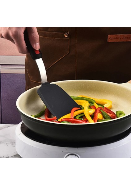 Uzun Yoğun Kürek Silikon Silikon Spatula Isıya Dayanıklı Spatula Mutfak Gereçleri Mutfak Küçük Spatula Yumuşak Silikon Kenar Yuvarlak Saplı (Yurt Dışından) fırsatları