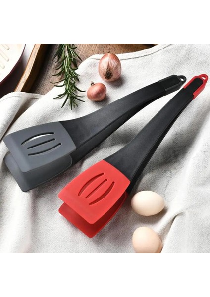 Gri Ayrılabilir Dayanıklı Silikon Malzeme Kürek Gereçler Yüksek Sıcaklığa Dayanıklı Gıda Spatula Yapışmaz Biftek Aksesuarı (Yurt Dışından) indirimleri