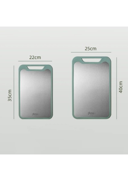 Yeşil 35X22 cm Mutfak Aksesuarları Kesme Tahtası Paslanmaz Çelik Sebze Peynir Şarküteri Çok Fonksiyonlu Masa Doğrama Blokları Seti Depolama (Yurt Dışından) modelleri