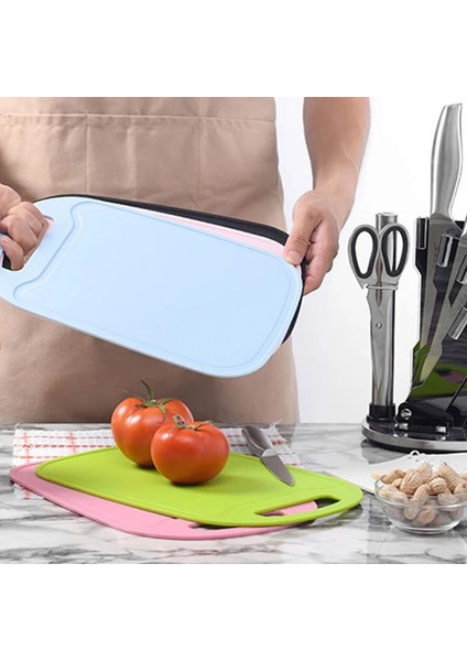 Yeşil E Pp Plastik Kare Kaymaz Kesme Tahtası Kesme Tahtası Pişirme Mat Mutfak Aletleri 32*21.5 cm (Yurt Dışından)