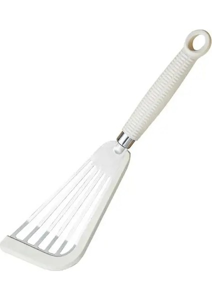 Beyaz Balık Spatula Paslanmaz Çelik Kızartma Spatula Yapışmaz Tofu Balık Biftek Oluklu Turner Mutfak Gadget (Yurt Dışından)