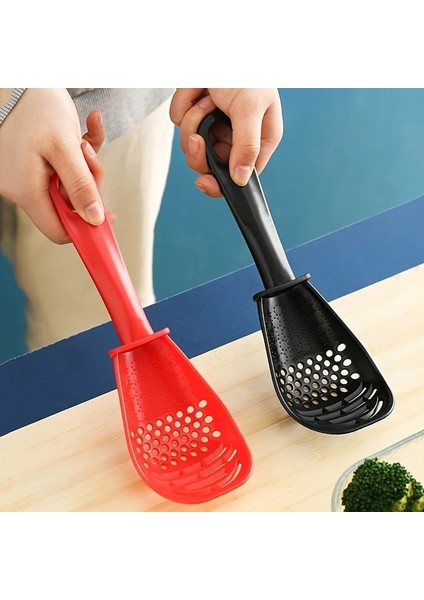 SH-160-BLACK 1 Adet Çok Fonksiyonlu Mutfak Yemek Kaşığı Isıya Dayanıklı Asılı Delik Yenilikçi Patates Taşlama Yemek Kaşığı (Yurt Dışından) indirimleri