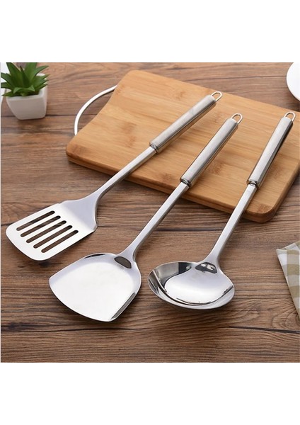 Açık Gri Yapışmaz Paslanmaz Çelik Mutfak Pişirme Oluklu Turner Spatula Yumurta Silikon Turners Spatula Yapışmaz Tava (Yurt Dışından) modelleri