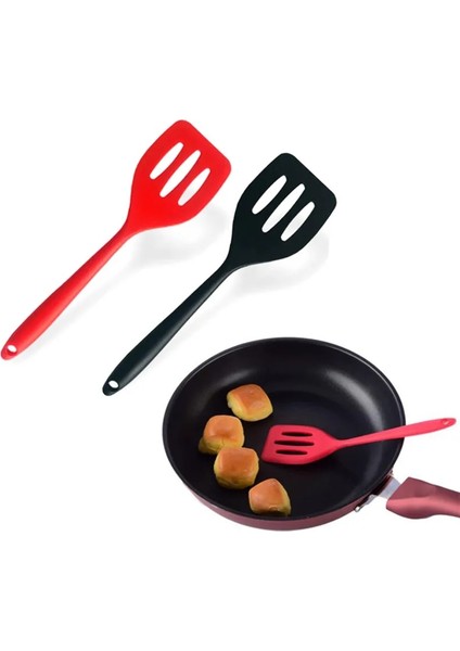 Kırmızı Yumurta Balık Kızartma Tavası Kepçe Pişirme Gereçleri Kızarmış Kürek Silikon Çeviriciler Spatula Mutfak Aletleri Alet Pişirme Termostabilitesi (Yurt Dışından) modelleri