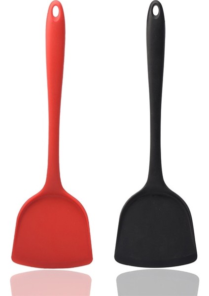 Yüksek Sıcaklık Dayanımı ile Siyah Gıda Sınıfı Silikon Turner Yapışmaz Yemek Kaşığı Kürek Mutfak Eşyası Turner (Yurt Dışından) fiyatları