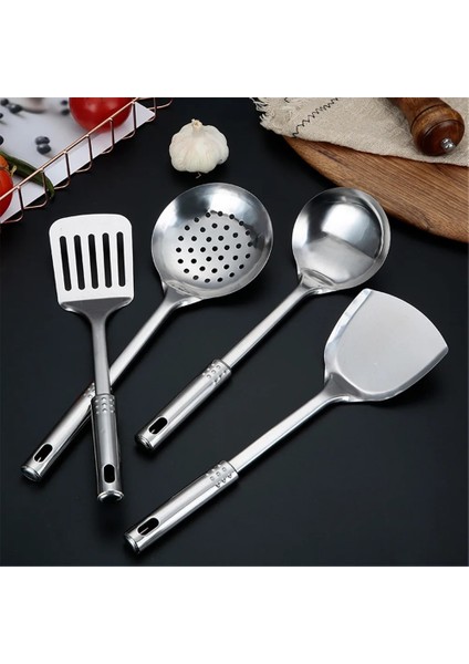 Stil 4 1 Adet Yüksek Kaliteli Uzun Saplı Çorba Kaşığı Paslanmaz Çelik Süzgeç Kaşık Pişirme Pişirme Ev Mutfak Aksesuarları (Yurt Dışından) fiyatları