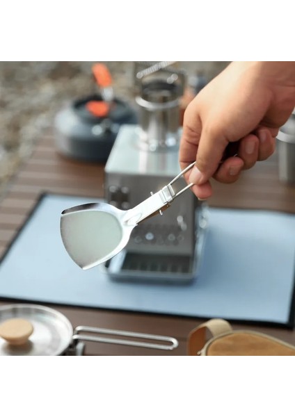 Spatula Katlanır Spatula Kızartma Kürek Küçük Kamp Mutfak Ekmek Biftek Düz Pişirme Mini Krep Açık Kamp Araçları (Yurt Dışından) fırsatları