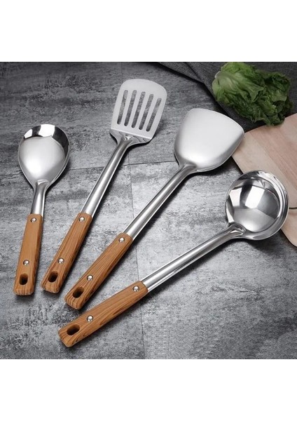 Stil 4 Çorba Kaşığı Saplı Pişirme Spatulası Paslanmaz Çelik Pirinç Kaşığı Çorba Kepçesi Catering Sofra Takımı Mutfak Eşyası Cocina Accesorio (Yurt Dışından) fırsatları