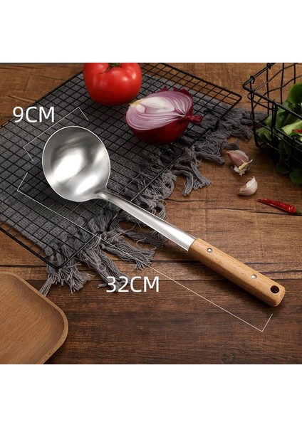 H Dayanıklı Taşınabilir Paslanmaz Çelik Yapışmaz Turner/kepçe Gıda Wok Spatula Kaşık Mutfak Gereçleri Pişirme Gereç Tencere Spatula (Yurt Dışından)