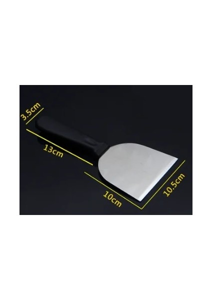 14 Paslanmaz Çelik Kızarmış Kürek Spatula Biftek Pizza Açgözlü Kesiciler Maça Pasta Pişirme Araçları Ahşap Saplı Mutfak Spatula (Yurt Dışından)