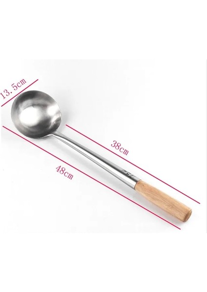 11 Büyük Uzun Spatula Kürek Şef Pişirme Cocina Eşyaları Mutfak Eşyası Kolu Tam Paslanmaz Çelik Metal Turner Çorba Kaşığı Wok (Yurt Dışından)