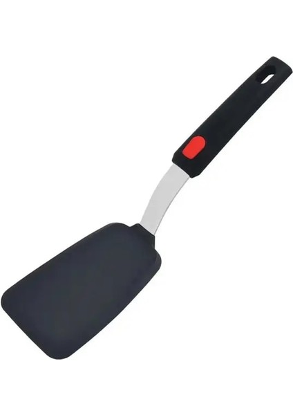 Uzun Yoğun Kürek Mutfak Eşyaları Yumuşak Silikon Kenar Basit Moda Isıya Dayanıklı Modern Minimalist Mutfak Aletleri Mutfak Eşyaları Küçük Spatula Silikon (Yurt Dışından)