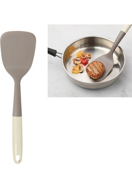 Stil 5 1 Adet Mutfak Eşyası Yapışmaz Oluklu Spatula Skimmer Kaşık Çorba Kepçesi Pişirme Küreği Karıştırma Kaşığı Mutfak Alet Aksesuarları (Yurt Dışından)