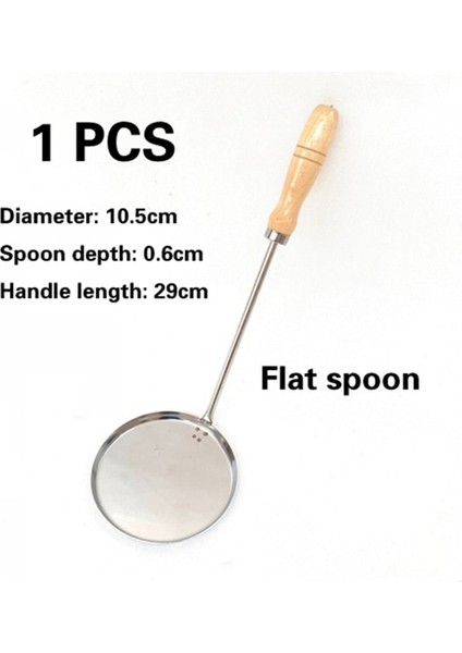 1 Pcs9 Dayanıklı Taşınabilir El Yapımı Demir Yapışmaz Turner Pota Gıda Wok Spatula Kaşık Mutfak Gereçleri Pişirme Gereç Tencere Eşyaları (Yurt Dışından)