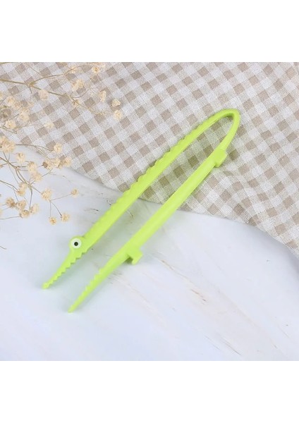 Yeşil Timsah Gıda Klipleri Salata Sebze Meyve Klipleri Barbekü Maşası Mutfak Pişirme Araçları Pişirme Yemek Maşası Ekmek Yumurta Klip Araçları (Yurt Dışından)