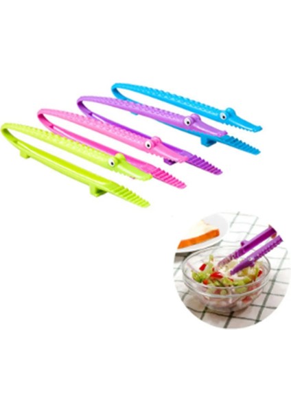 Yeşil Timsah Gıda Klipleri Salata Sebze Meyve Klipleri Barbekü Maşası Mutfak Pişirme Araçları Pişirme Yemek Maşası Ekmek Yumurta Klip Araçları (Yurt Dışından) fiyatları