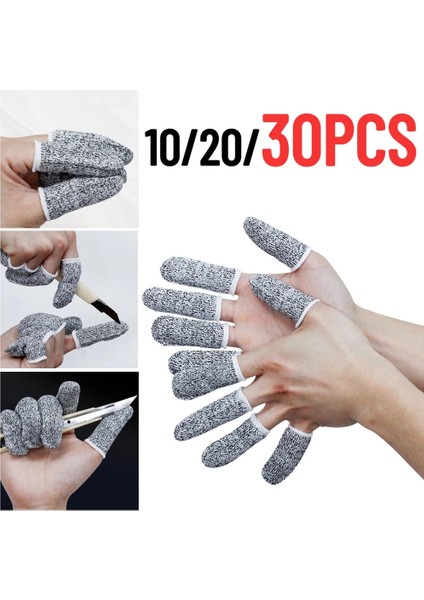 Parmak Koruması 30PCS 10-30PCS Anti-Cut Parmak Örtüsü Parmak Koruyucu Kovan Kapağı Soyma Eldivenleri Toplama Parmakları Karyolası Mutfak Kesimi Için El Koruyucusu (Yurt Dışından) fiyatları