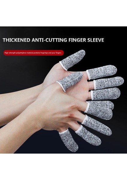 Parmak Koruması 30PCS 10-30PCS Anti-Cut Parmak Örtüsü Parmak Koruyucu Kovan Kapağı Soyma Eldivenleri Toplama Parmakları Karyolası Mutfak Kesimi Için El Koruyucusu (Yurt Dışından) fırsatları