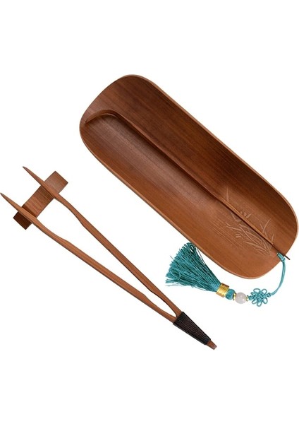 Fotoğraf Renk D Bambu Çay Kepçe El Yapımı Kahve Araçları Vintage Çay Aksesuarları Seti Chahe Çay Iğnesi Çay Takımı Seti (Yurt Dışından)