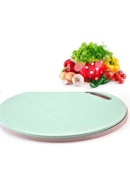 Yeşil 30.5X30.5CM Tahta Kesme Doğrama Kürek Ekmek Esnek Tahtalar Ince Tabak Krakerpeel Peynirli Pizza Çok Fonksiyonlu Et Sebze Paspaslar (Yurt Dışından)