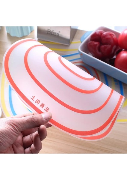 Mavi M 30X23 cm Mutfak Plastik Şeffaf Kesme Tahtası Kaymaz Sebze Et Kesme Tahtası Doğrama Tahtası Mutfak Aksesuarları Meyve Aracı (Yurt Dışından) fırsatları