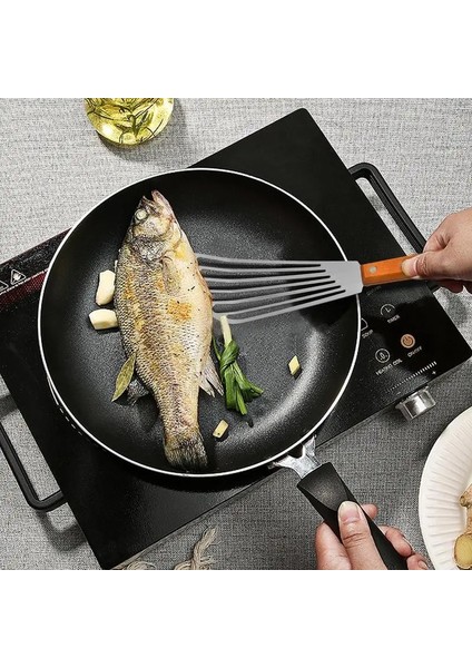 Paslanmaz Çelik Balık Turner Spatula Kaliteli Biftek Kürek Rahat Saplı Paslanmaz Et Saygısız Spatula Mutfak Için (Yurt Dışından) modelleri