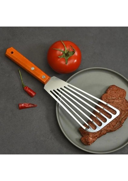 Paslanmaz Çelik Balık Turner Spatula Kaliteli Biftek Kürek Rahat Saplı Paslanmaz Et Saygısız Spatula Mutfak Için (Yurt Dışından) fırsatları