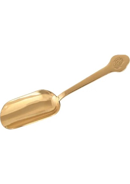B Cilalı Pirinç Kaşık Çay Küreği Chic Çay Kaşığı Kahve Küreği Paslanmaz Bakır Tatlı Kaşığı Şeker Kahve Kaşığı 티스푼 Ложка Чайная (Yurt Dışından)