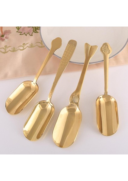 B Cilalı Pirinç Kaşık Çay Küreği Chic Çay Kaşığı Kahve Küreği Paslanmaz Bakır Tatlı Kaşığı Şeker Kahve Kaşığı 티스푼 Ложка Чайная (Yurt Dışından) fiyatları