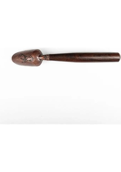 02 Siyah Sandal Ağacı Oyma Bergamot Çay Kepçe Çin Düğüm Desen Çay Aksesuarları Retro Kolay Kullanım Kaşık Mutfak Aletleri Çin (Yurt Dışından) modelleri