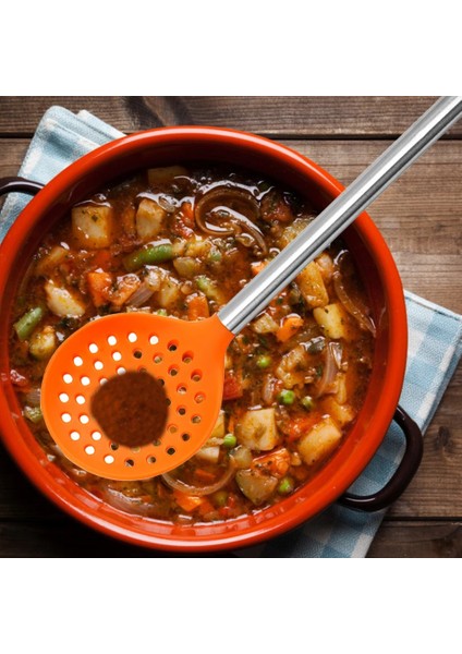 Kevgir 1 Oluklu Kepçe Silikon Esnek Bakeware Ev Mutfak Pişirme Gereç Oluklu Kaşık Turuncu (Yurt Dışından) fırsatları